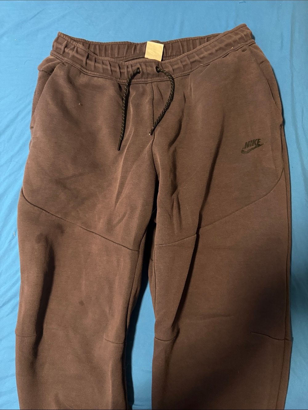 Nike tech  purple Sweatpants with Black Drawstring